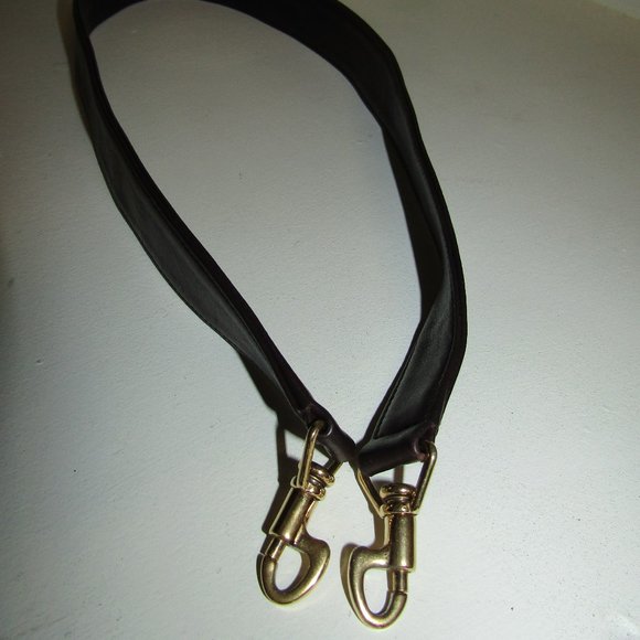 AUTHENTIC GUCCI BROWN LEATHER LARGE BAMBOO SHOULDER CROSSBODY BAG - Picture 3 of 15